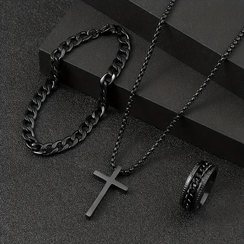 John 3:16 Faith Jewelry 3-Piece Set