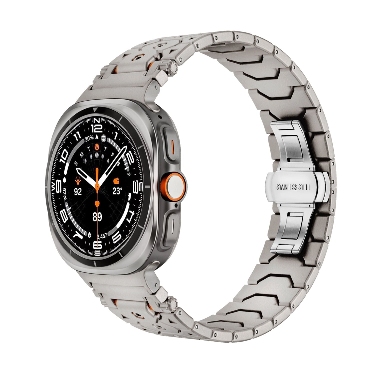 Luxury Stainless Steel Band For Samsung Galaxy watch Ultra