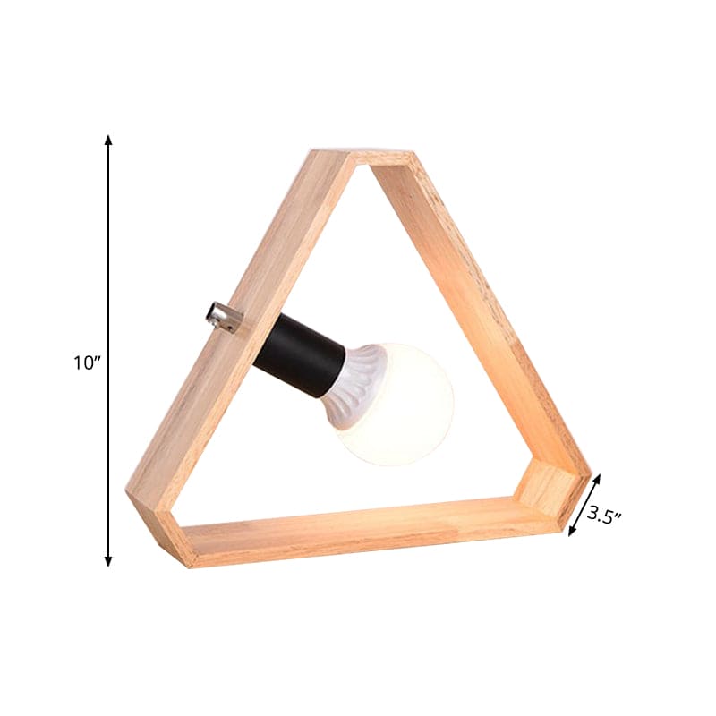 LightStyle - Lampe de table Head Beige Simplicity pour chambre à coucher