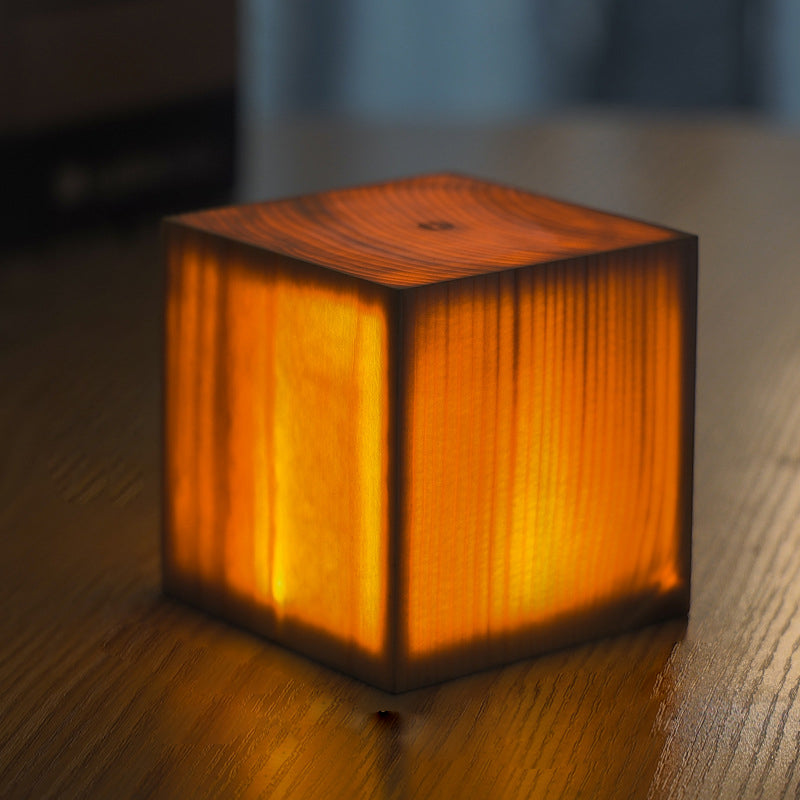 GloedHout - Lampe de table avec batterie intégrée et LED à commande tactile pour chambre et bureau