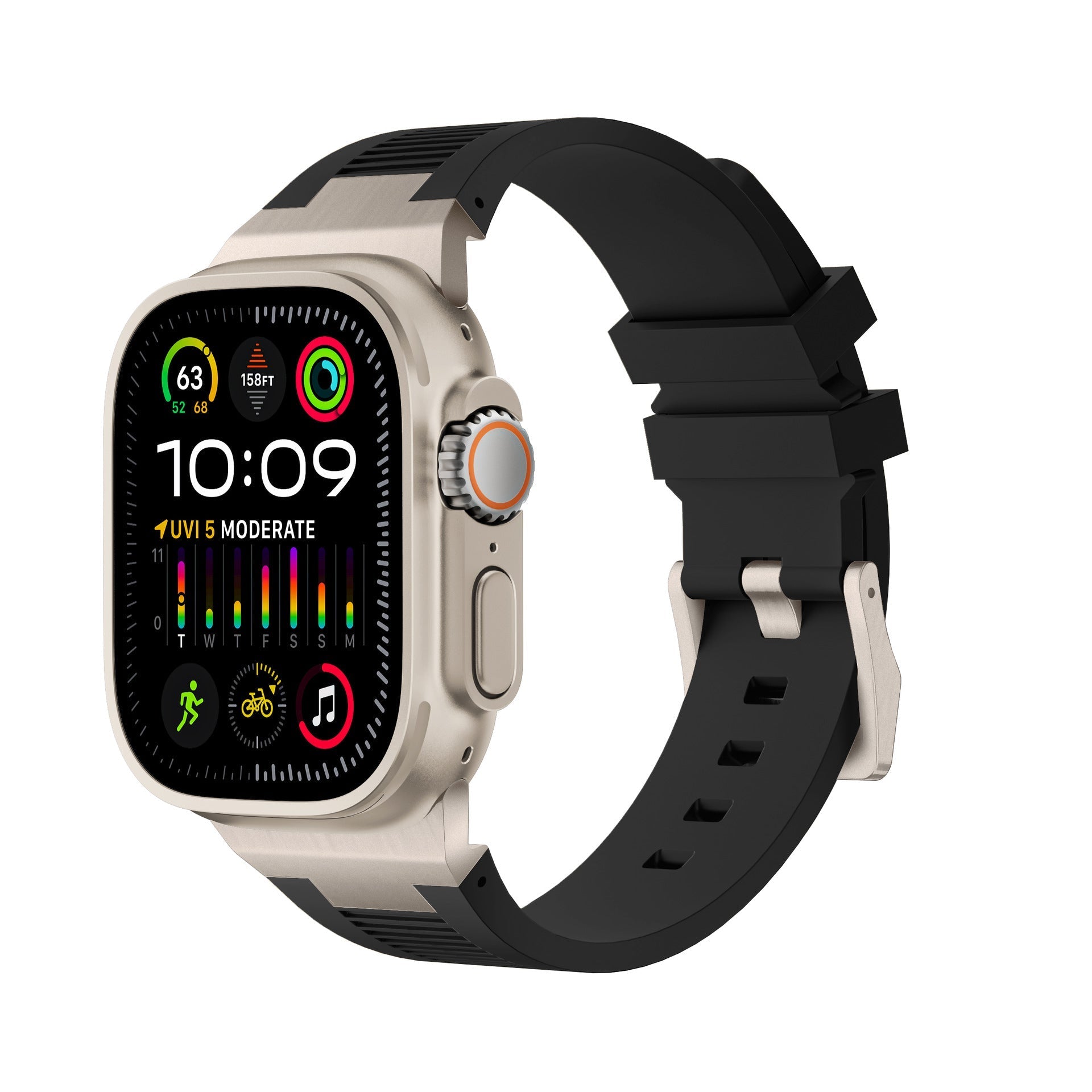 רצועת סיליקון מחבר חדש AP עבור Apple Watch