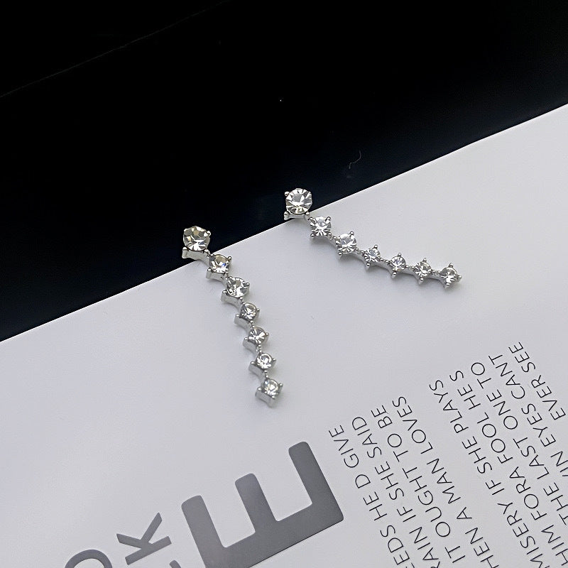 Seven stars diamond earrings