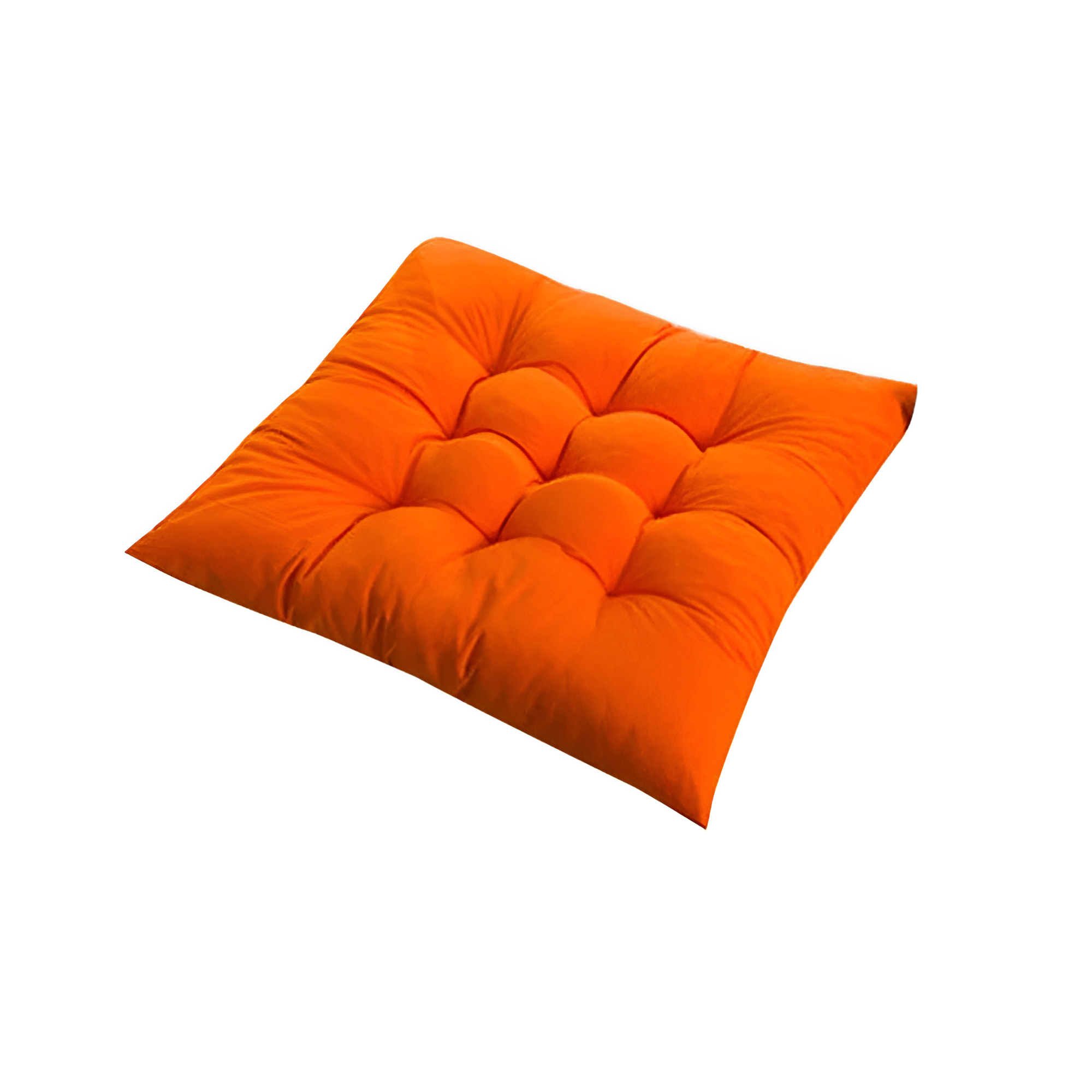 Vibrant Button-Tufted Padded Cushions