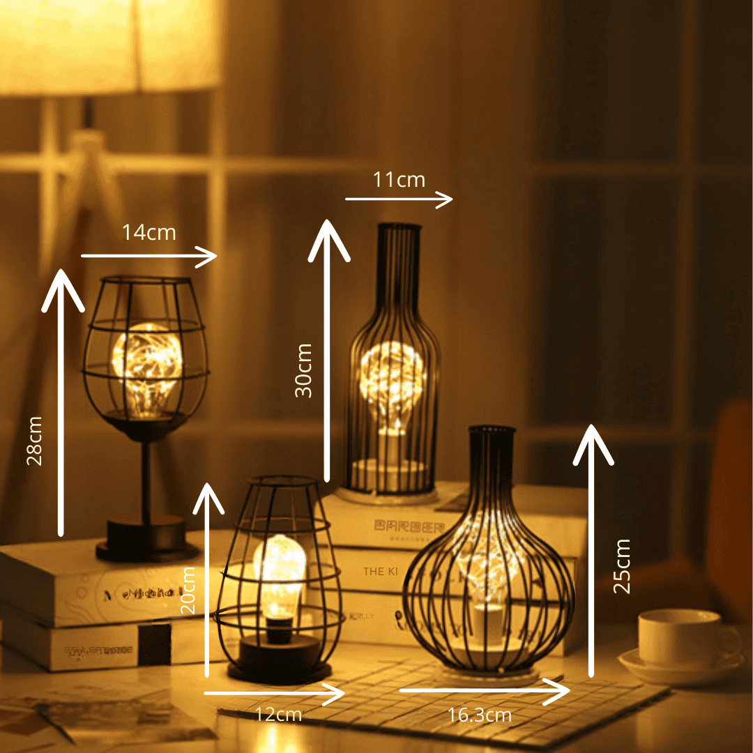 NoirLume - Transformeer uw ruimte met de elegante Eva Luxe NoirLume tafellamp van LuxeLume