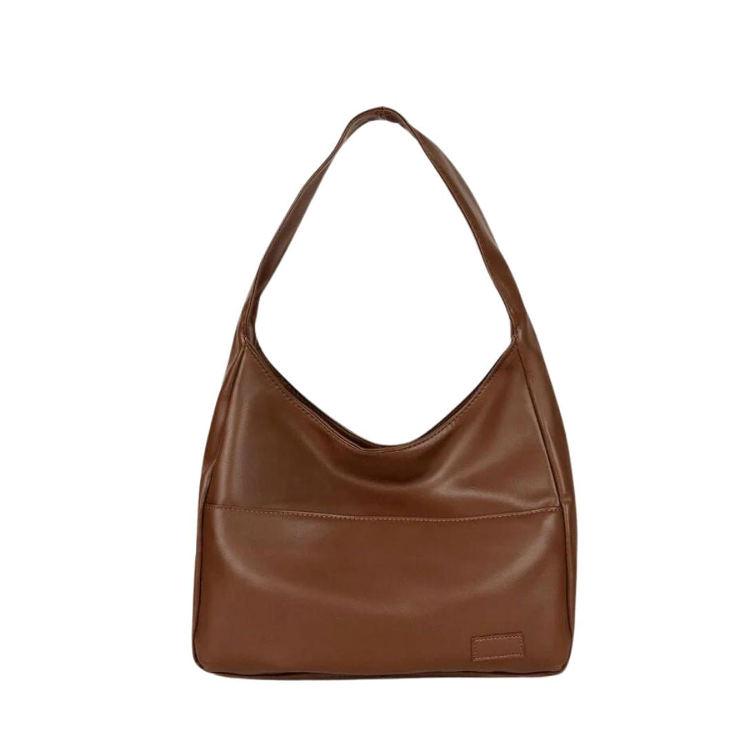 Maya Vegan leren hobo tas