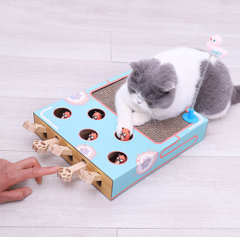 Whisker Whack : jouet interactif taupe pour chat