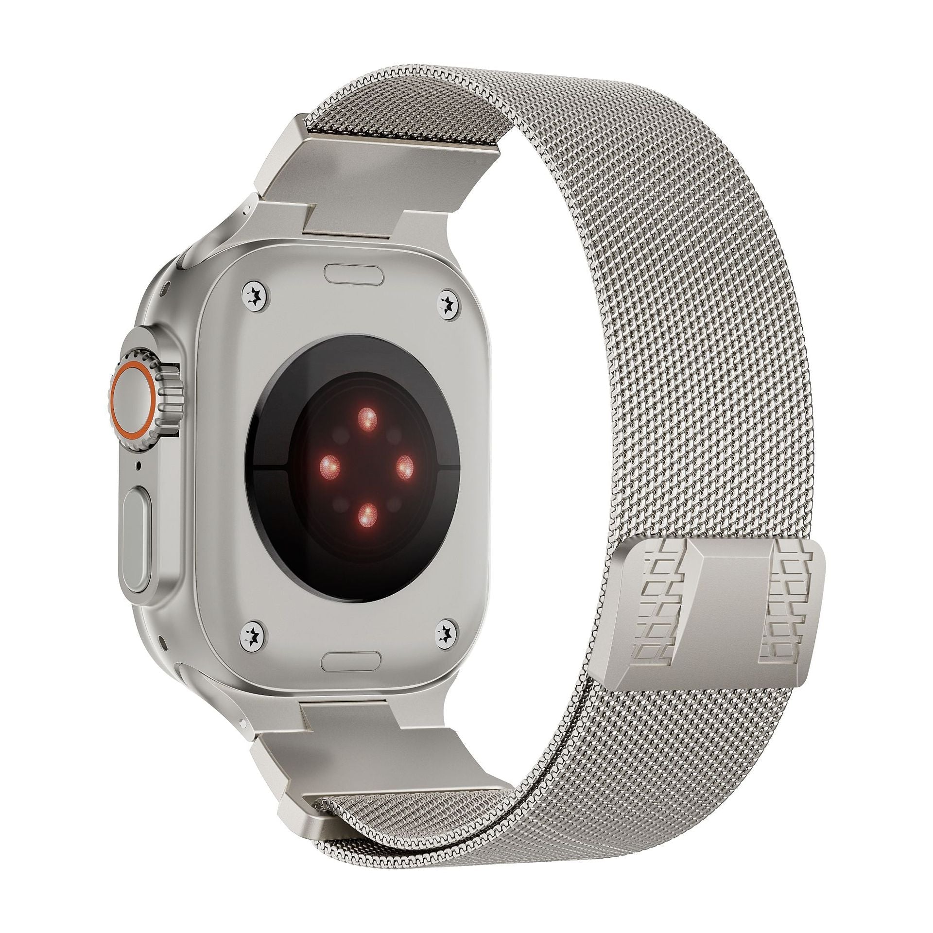 Bande magnétique à boucle milanaise Mecha pour Apple Watch