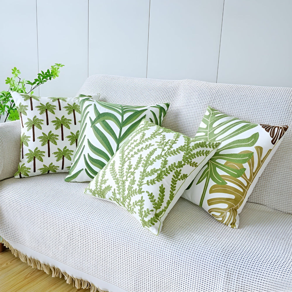 Verdant Paradise Cushion Cover