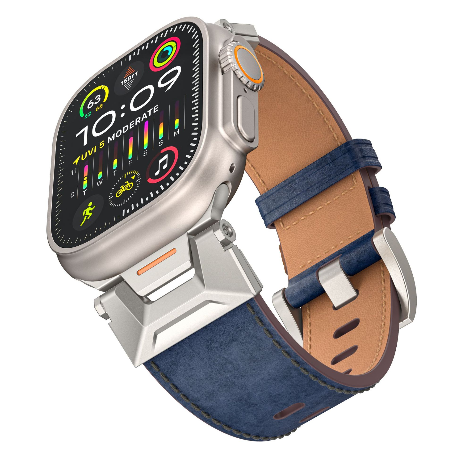 Neue Explorer Lederarmband für Apple Watch