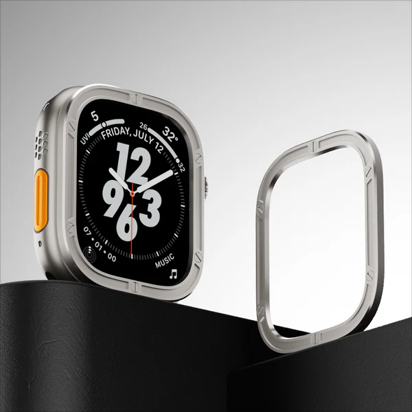 Immortal Steel Nail Protection Circle Apple Watch Ultralle