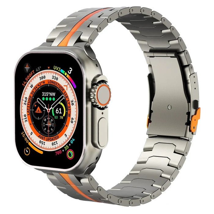 Pulseira de liga de titânio para Apple Watch