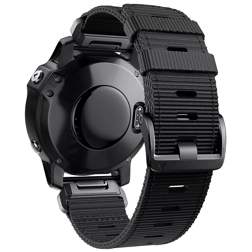 Tactical Outdoor Nylon Strap For Garmin Fenix 6X 6 Pro 8 7 7X 5 5X Plus