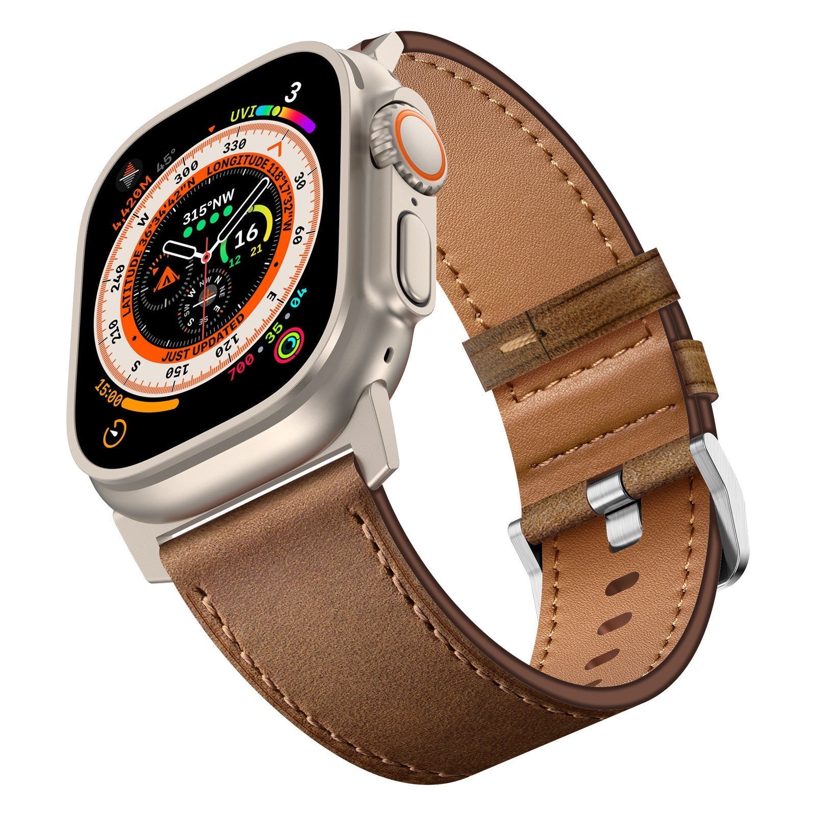 Wilderness Leather Band For Apple Watch