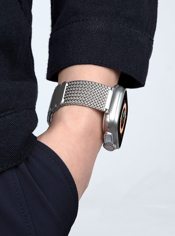 Bracelet Magnétique Tressé Pour Apple Watch