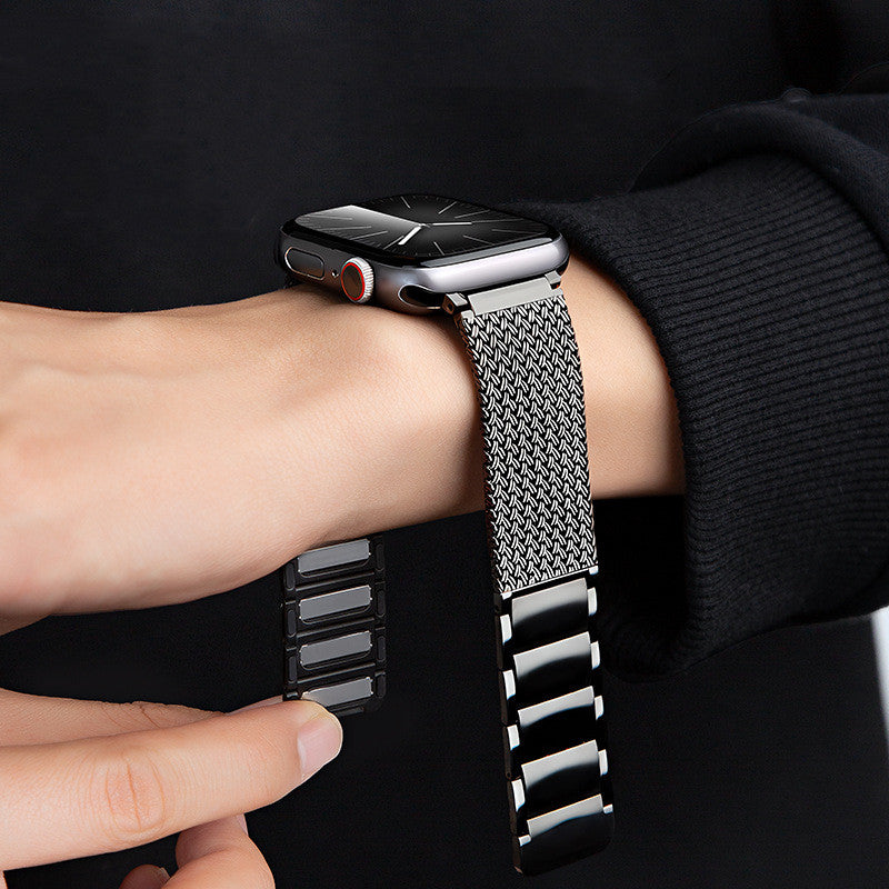 Bracelet Magnétique Tressé Pour Apple Watch