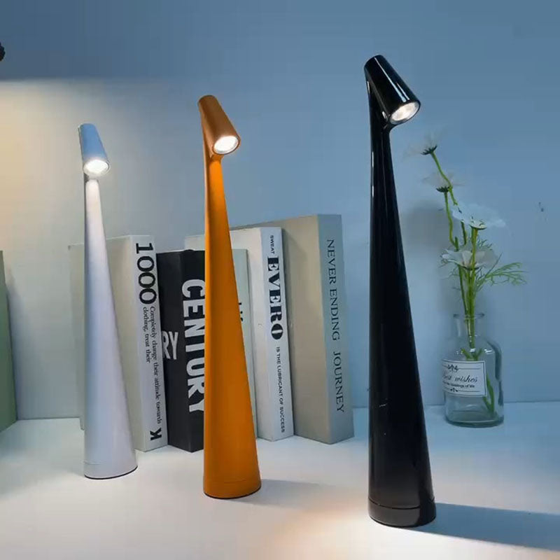 Minimalistische Tischlampe im nordischen Design | Kabellos | LEDs | Leseleuchte | Dinnerlampe