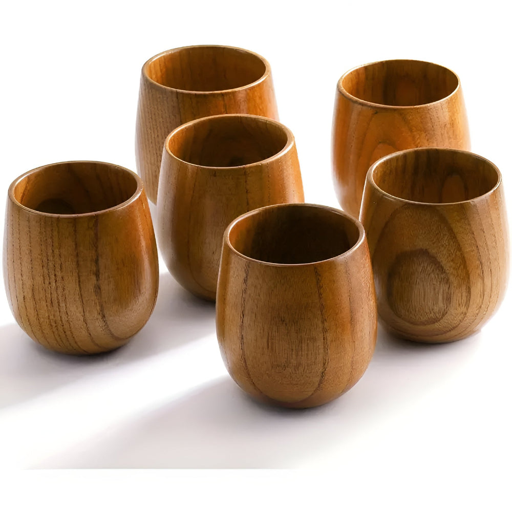 Tasse à thé en bois fait main