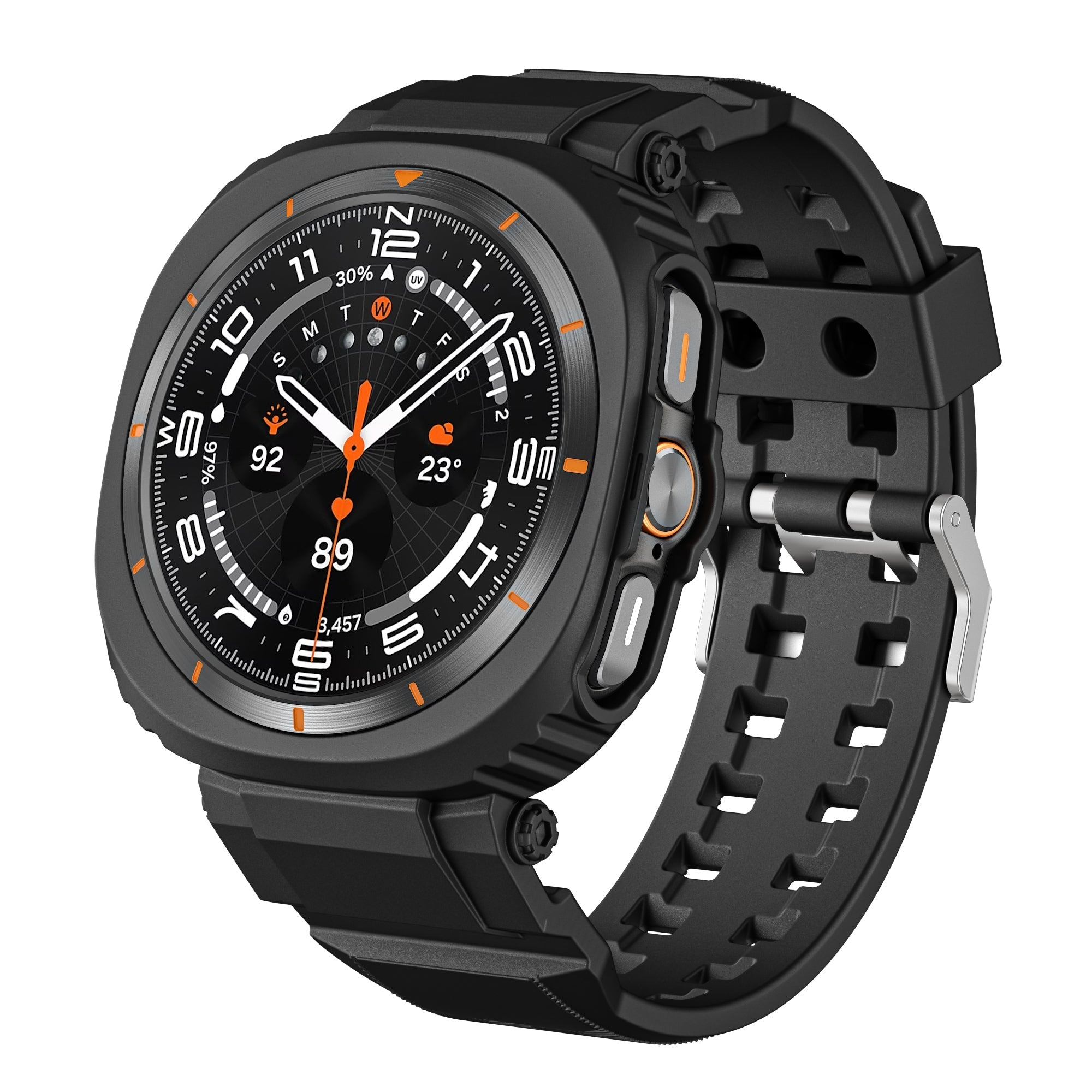 Pulseira de TPU para Desporto + Capa para Samsung Galaxy Watch Ultra 47mm