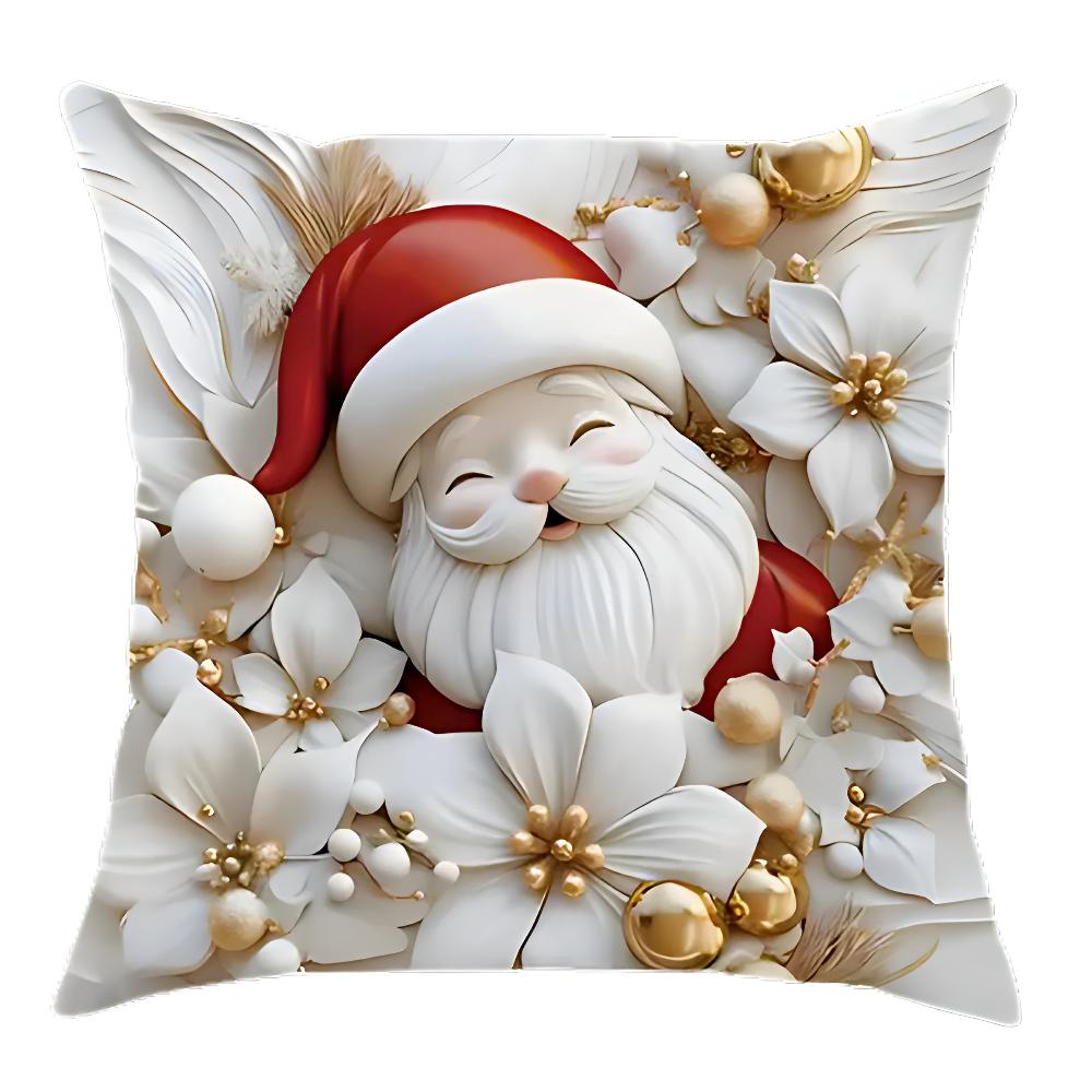 Christmas Charm Velvet Cushion Covers | Set of 4