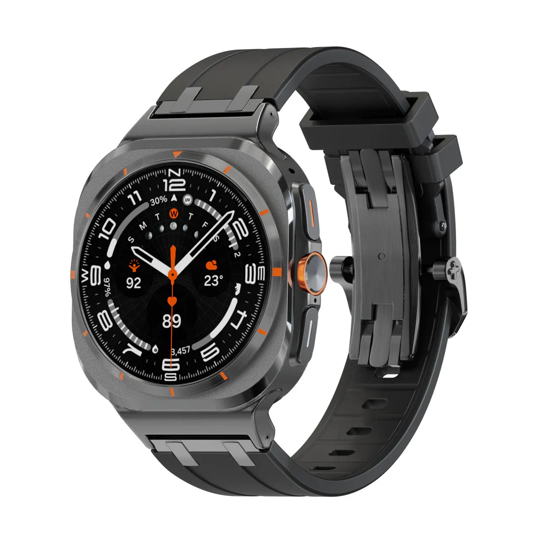 Pulseira de Silicone com Fivela em Borboleta AP para Samsung Galaxy Watch Ultra