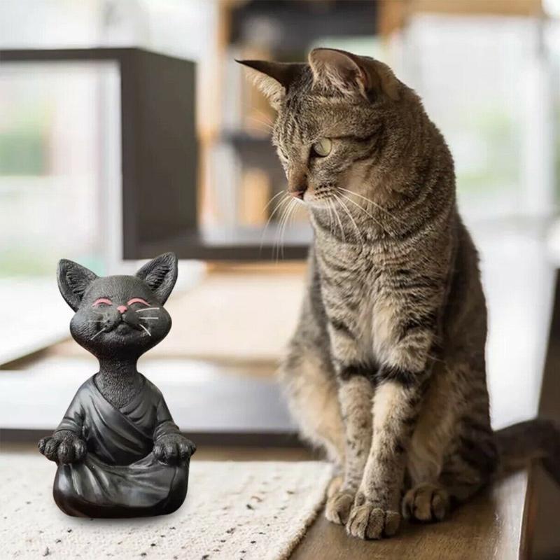 Glad Buddha Cat Decor