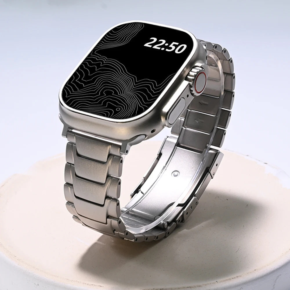 Titanium alloy strap Pro with rhombus design