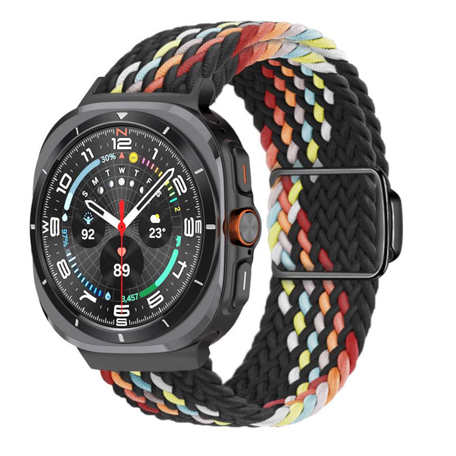 Magnetisk spänne vävd nylonrem för Samsung Galaxy Watch Ultra