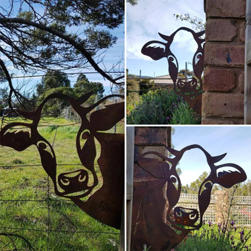 Decoración de Granja - PeepFarm - Diseño de Animales Realistas - Garden Metal Art