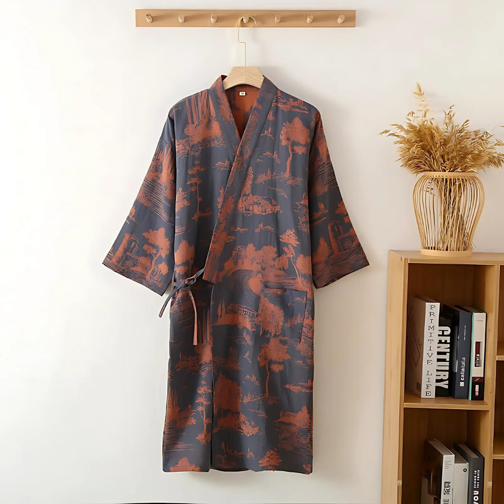 Kimono Szlafrok Serene Woodlands