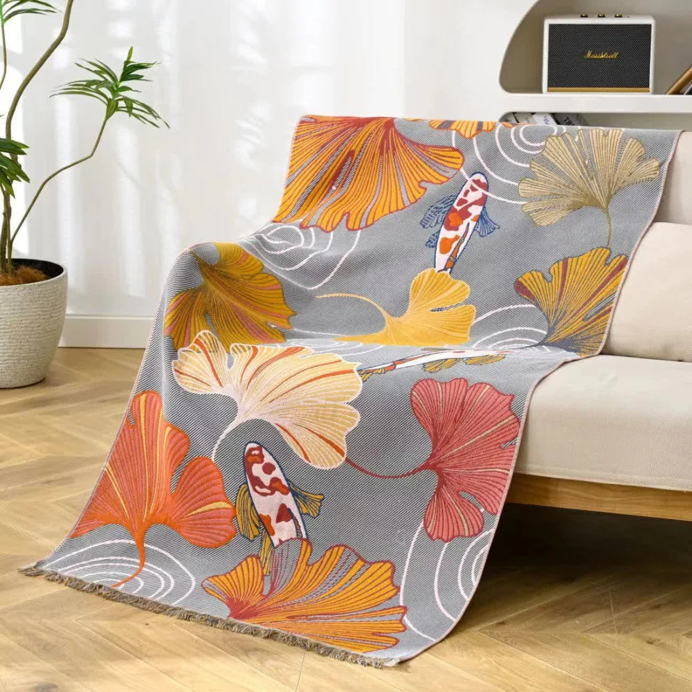 Koi Garden Elegance Gazen Handdoek