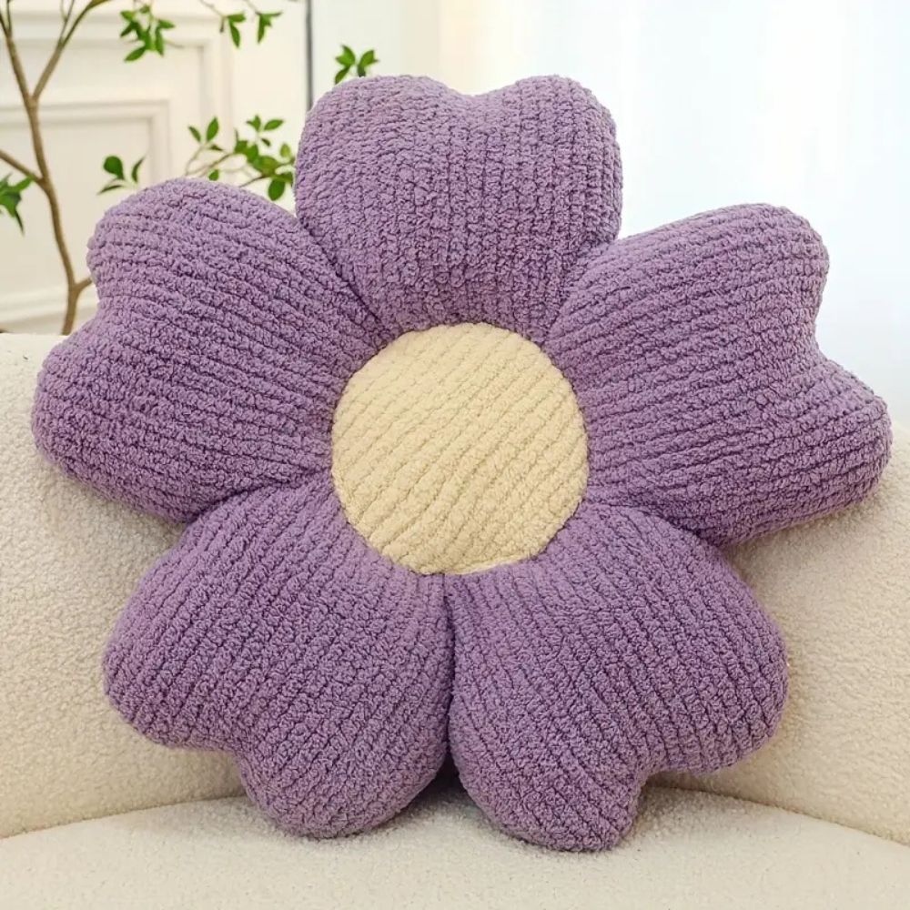 Coussin en forme de fleur Flourish