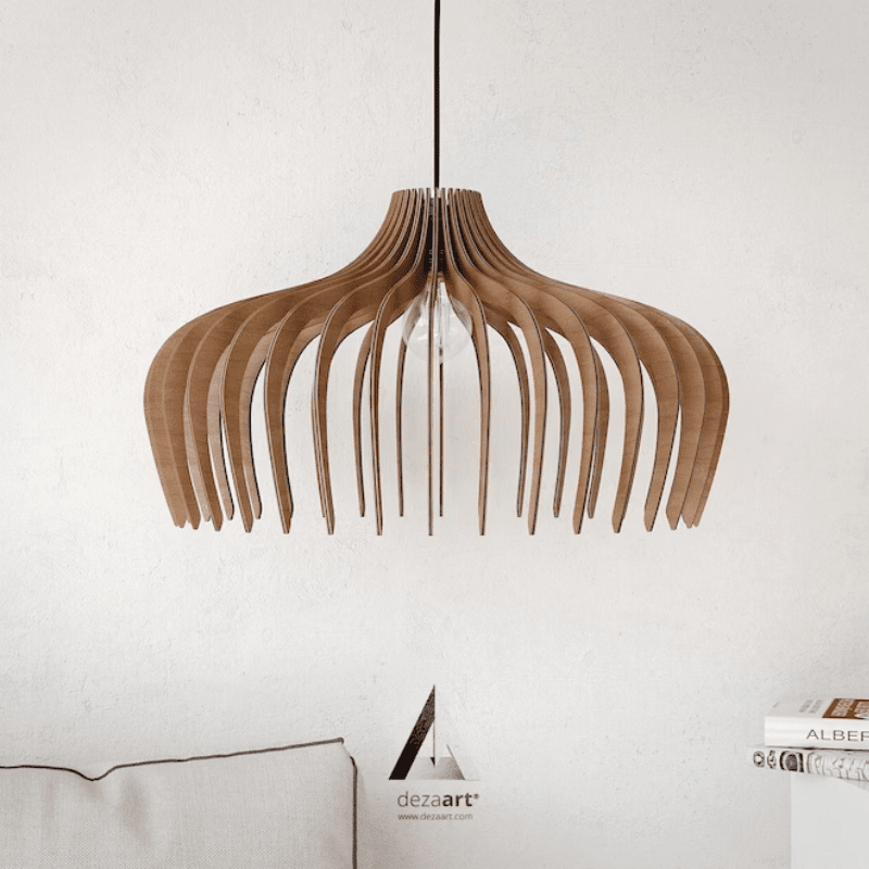 Chandelier en bois Hayden