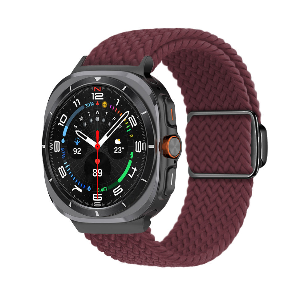 Magnetisk spänne vävd nylonrem för Samsung Galaxy Watch Ultra