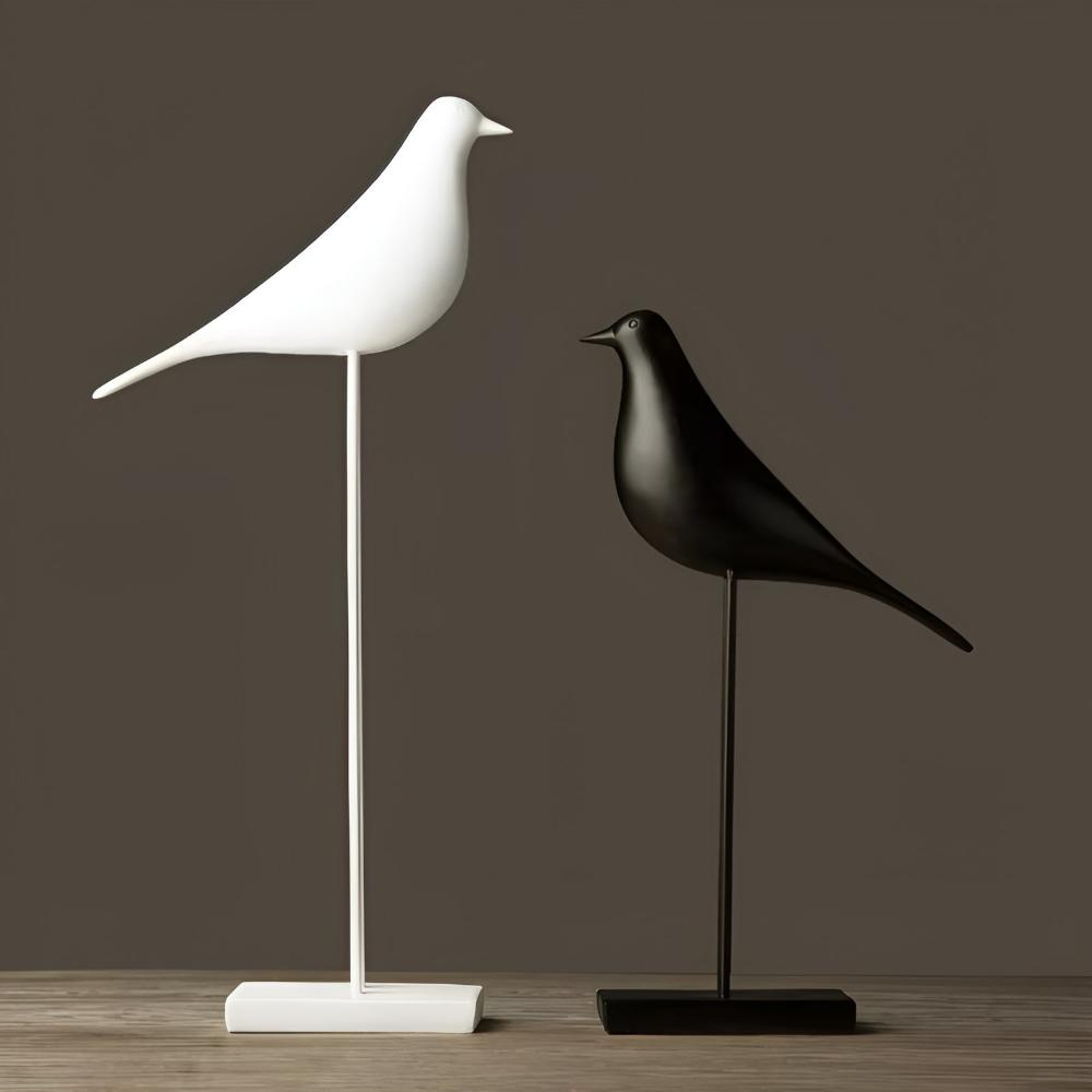 Figuritas de Decoración de Aves Minimalistas