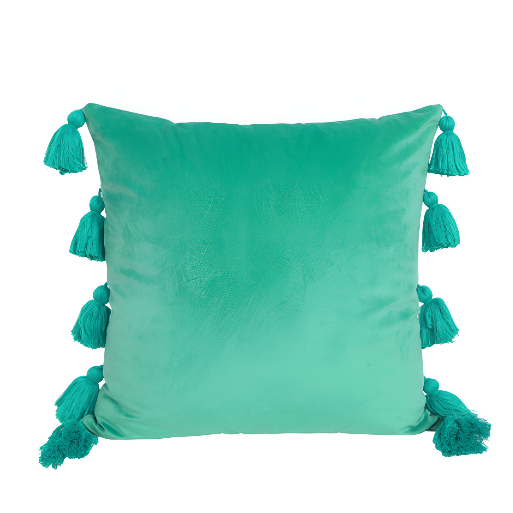 Housse de coussin Pompom Bohémien