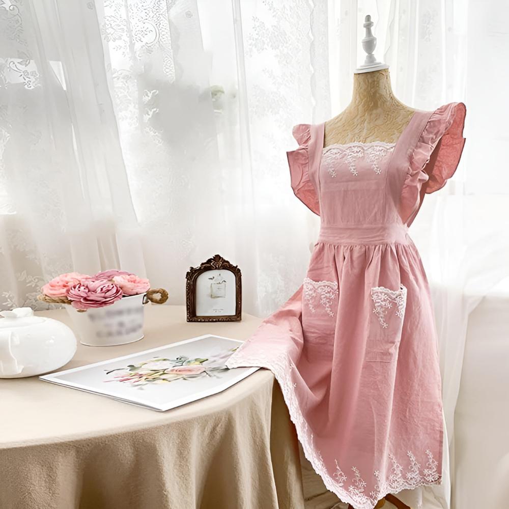 Blush Belle Ruffle Förkläde