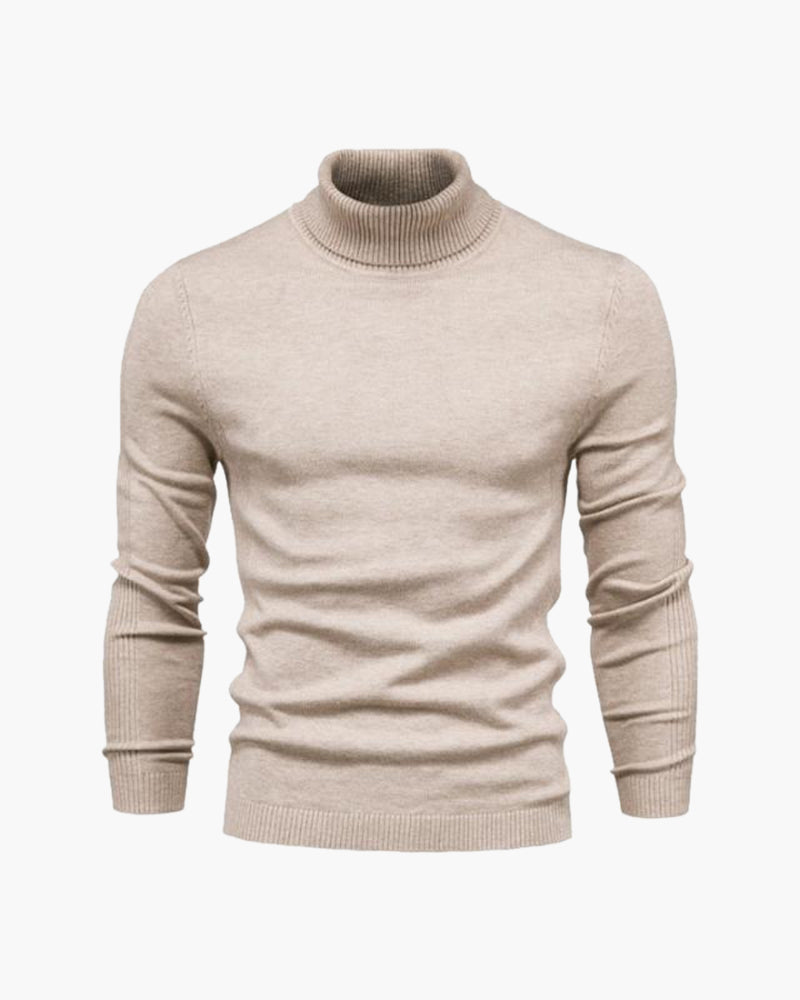 Jersey de cuello alto de lana merino Gstaad