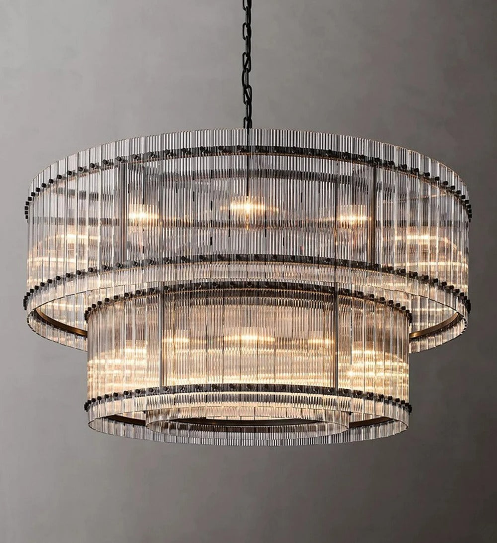 Regal Gleam Crystal Chandelier