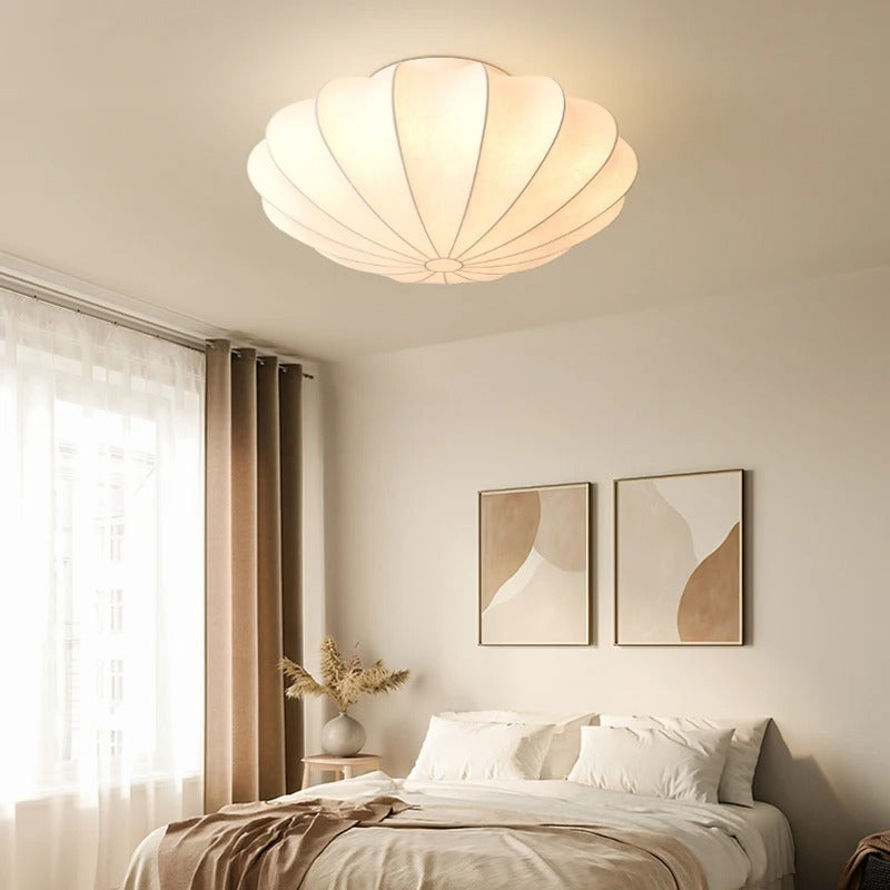 Zen Glow Silk Ceiling Light