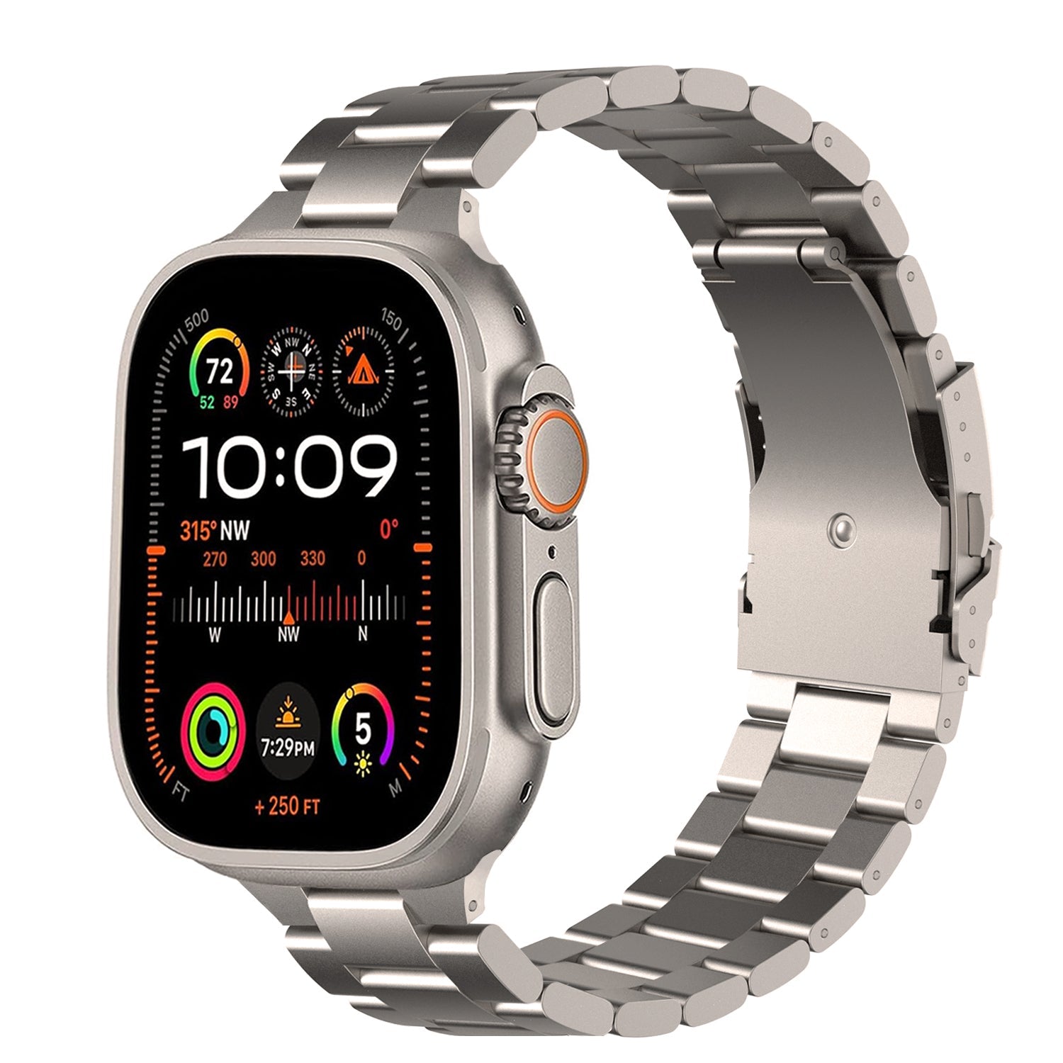 Fascia in Titanio Stile Business per Apple Watch