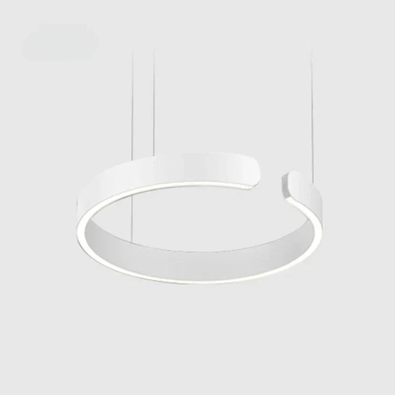 ModerneLuxe | Lustre LED circulaire contemporain – pour chambre, salle à manger et salon