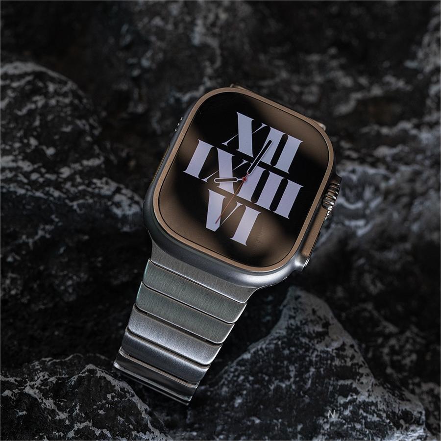 Stainless Steel Butterfly Buckle Band For Apple Watch