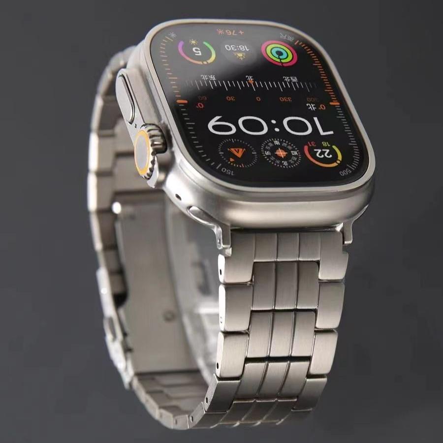 Tytanowa obrączka do Apple Watch - Góra