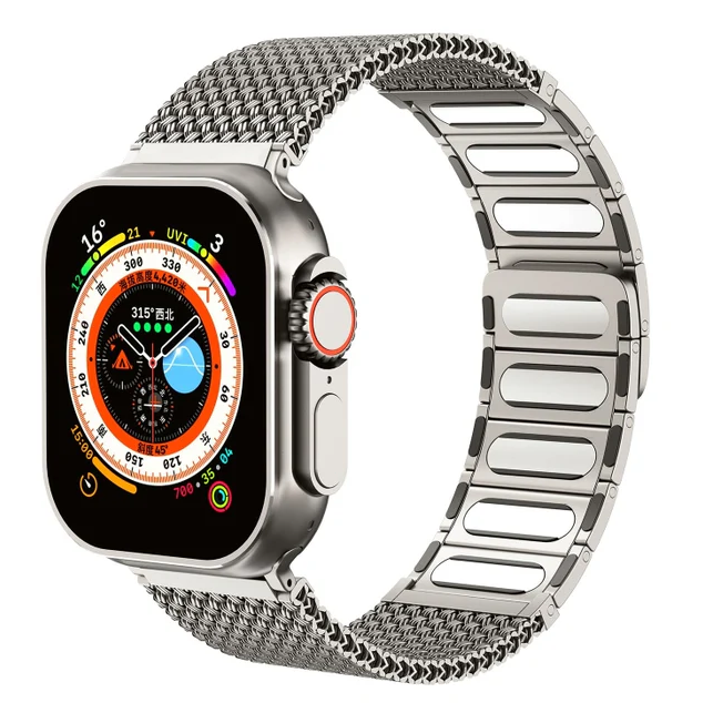 Bracelet Magnétique Tressé Pour Apple Watch