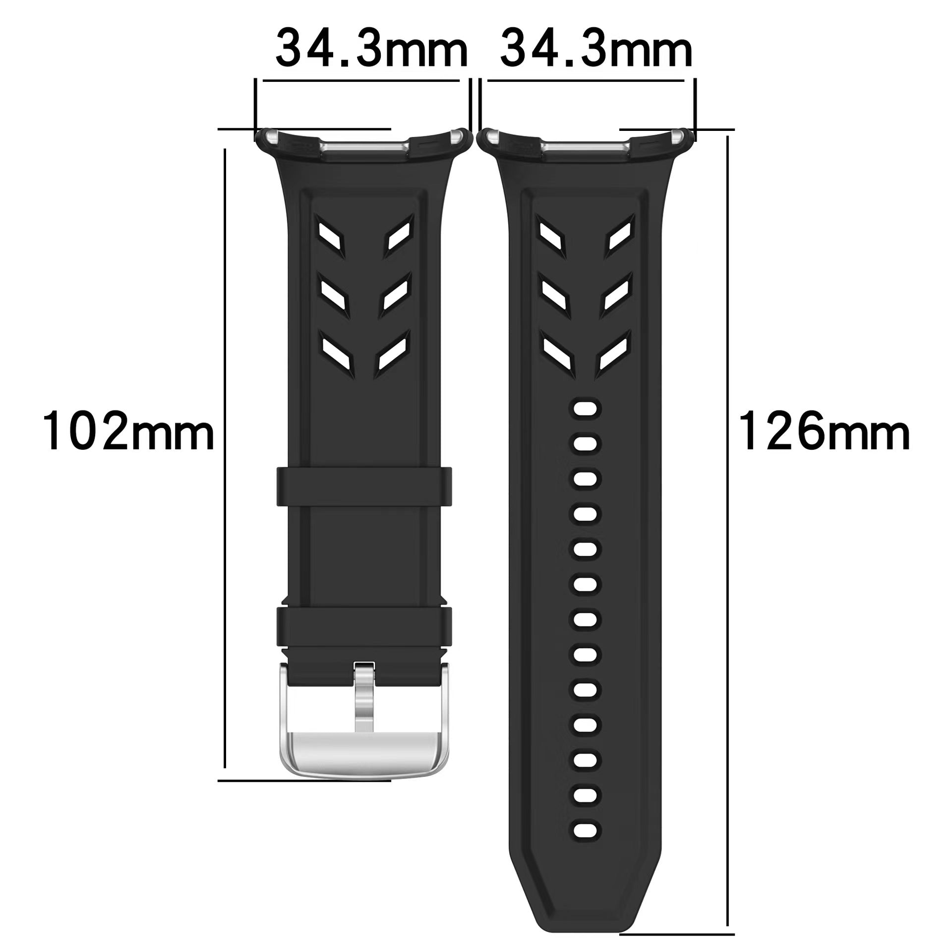 Silicone Breathable Band For Samsung Watch Ultra