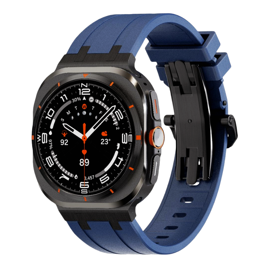 NEUES AP Dickes Silikonarmband mit Titanadapter für Samsung Watch Ultra