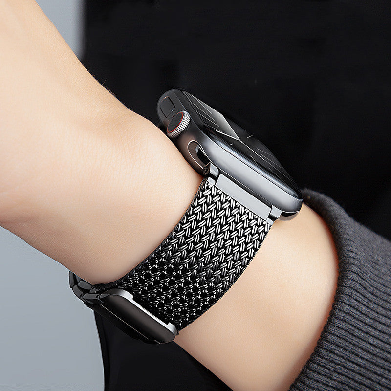 Bracelet Magnétique Tressé Pour Apple Watch