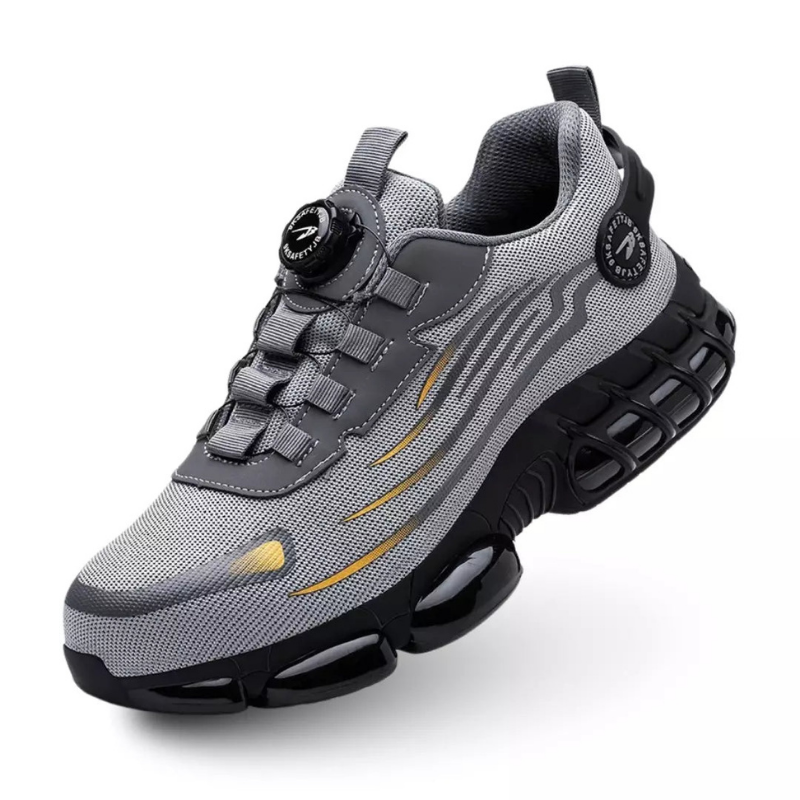 Henner Z90 Chaussures de sécurité ultra légères et résistantes avec boucle rotative à embout en acier