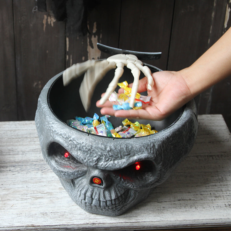 Elektrische Halloween-decoratie Ghost Hand Candy Bowl