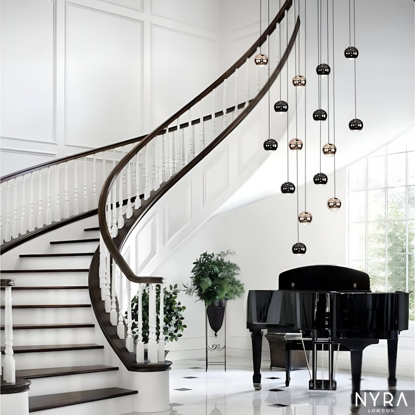 Glass Raindrop Chandelier